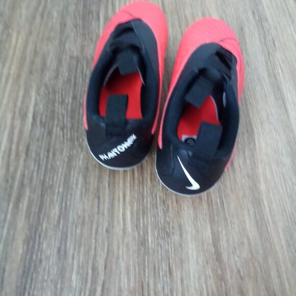 NIKE JR 3Y PHANTOM GX ELITE GRIPKNIT SOCCER CLEAT BRIGHT CRIMSON BLACK DD9549600 - Picture 5 of 10